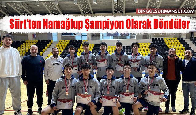 Siirt'ten Namağlup Şampiyon Olarak Döndüler