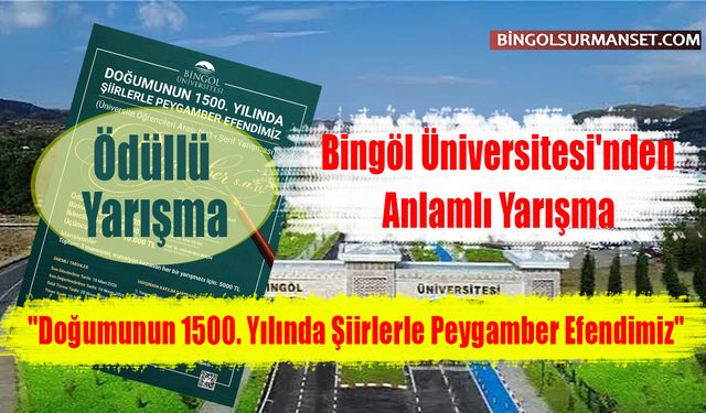 Bingöl Üniversitesi Ödüllü Şiir Yarışması Düzenleyecek