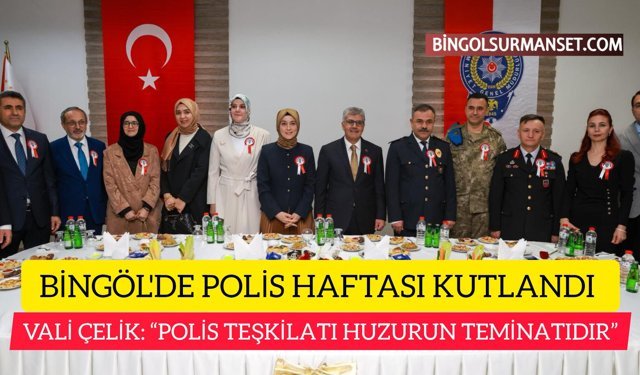 Bingöl'de 10 Nisan Polis Haftası Kutlandı