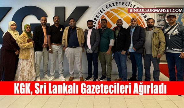 KGK, Sri Lankalı Gazetecileri Ağırladı