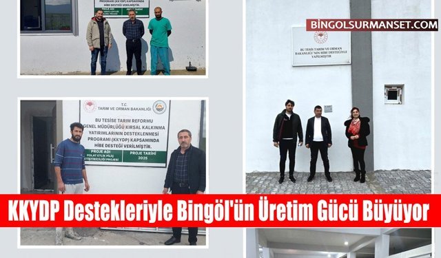 KKYDP Destekleriyle Bingöl'ün Üretim Gücü Büyüyor