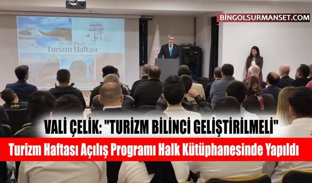 Turizm Haftası Açılış Programı İl Halk Kütüphanesinde Yapıldı