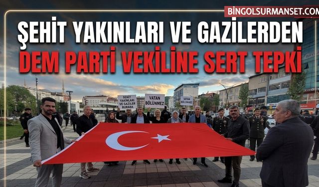 Şehit Yakınları ve Gazilerden DEM Parti Vekiline Sert Tepki