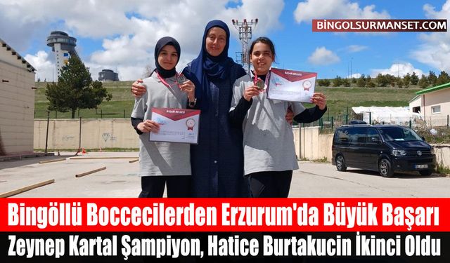 Bingöllü Boccecilerden Erzurum'da Büyük Başarı