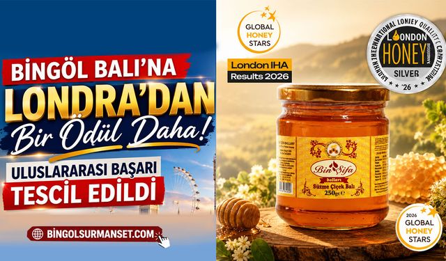 Bingöl Balı'na Londra'dan Bir Ödül Daha