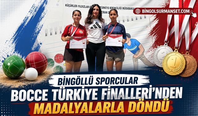 Bingöllü Sporcular Bocce Türkiye Finalleri'nden Madalyalarla Döndü