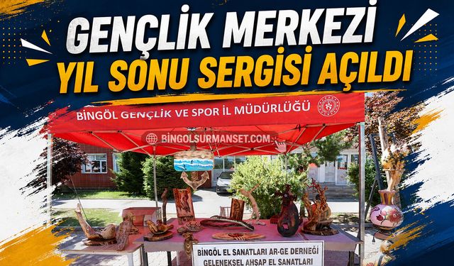 Gençlik Merkezi Yıl Sonu Sergisi Açıldı