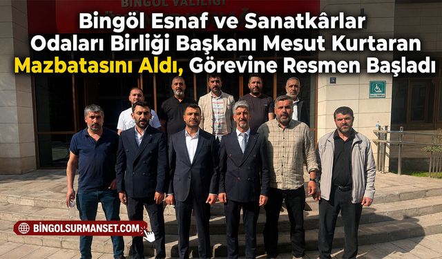 Kurtaran Mazbatasını Aldı, Görevine Resmen Başladı