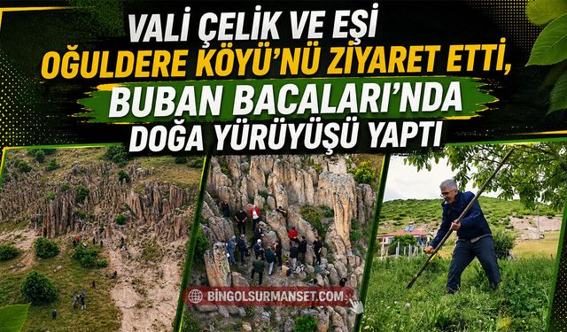 Vali Çelik Buban Bacaları’nda Doğa Yürüyüşü Yaptı