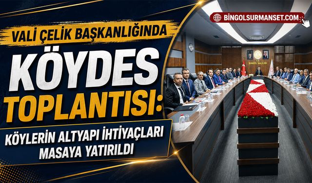 Vali Çelik Başkanlığında KÖYDES Toplantısı Yapıldı