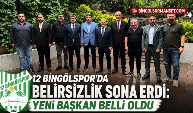 12 Bingölspor'da Belirsizlik Sona Erdi: Yeni Başkan Belli Oldu