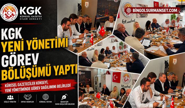 KGK Yeni Yönetimi Görev Bölüşümü Yaptı