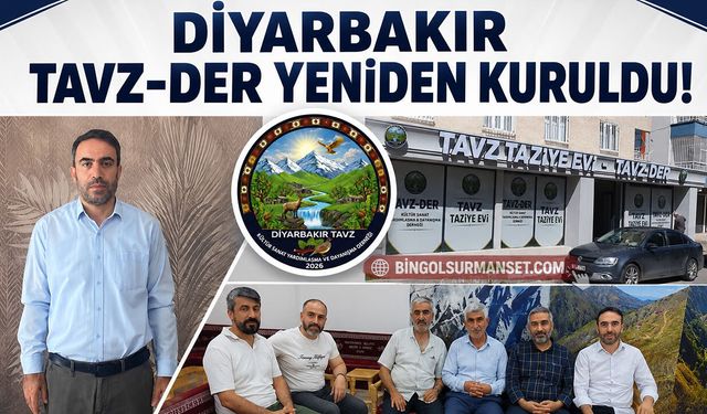 Diyarbakır Tavz-Der Yeniden Faaliyette: İlk İcraat Taziye Evi Oldu