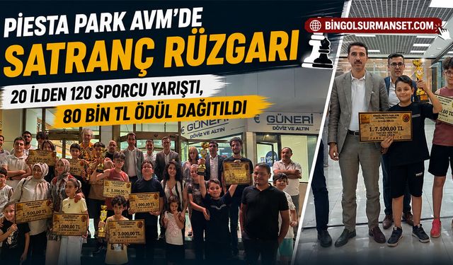 Satranç Yarışması: 20 İlden 120 Sporcu Yarıştı, 80 Bin TL Ödül Dağıtıldı