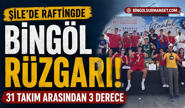 Şile’de Raftingde Bingöl Rüzgarı: 31 Takım Arasından 3 Derece