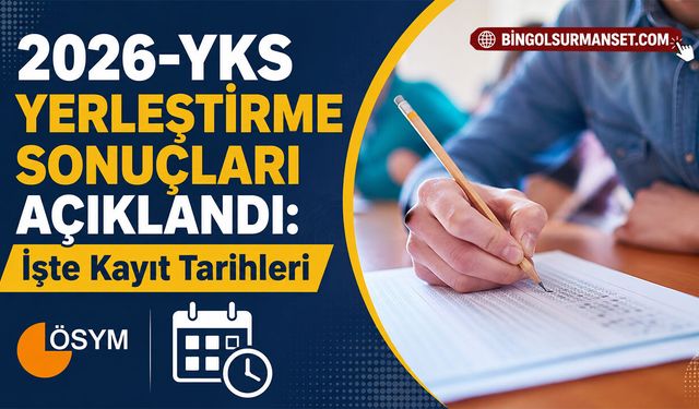 2026-YKS Yerleştirme Sonuçları Açıklandı: İşte Kayıt Tarihleri