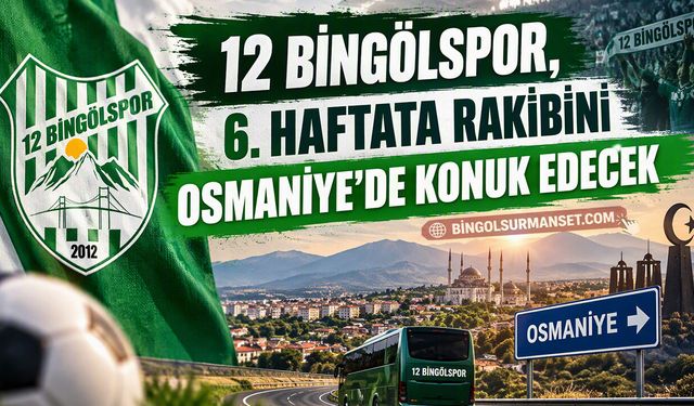 12 Bingölspor, 6. Haftata Rakibini Osmaniye’de Konuk Edecek