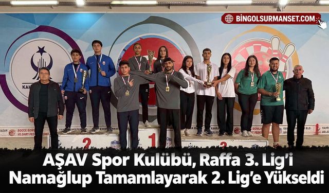 AŞAV Spor Kulübü, Raffa 3. Lig’i Namağlup Tamamlayarak 2. Lig’e Yükseldi