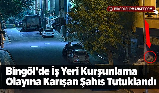 Bingöl'de İş Yeri Kurşunlama Olayına Karışan Şahıs Tutuklandı