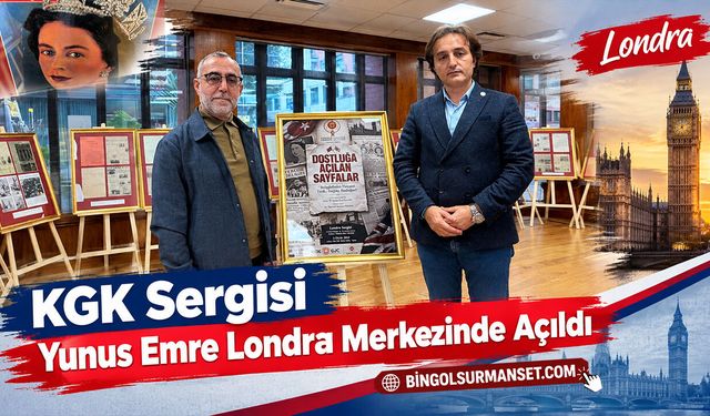 KGK Sergisi Yunus Emre Londra Merkezinde Açıldı