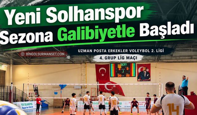 Yeni Solhanspor Sezona Galibiyetle Başladı