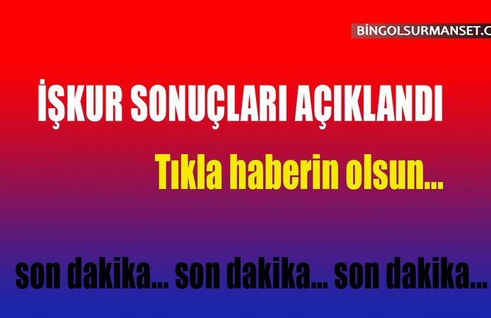 İl Müftülüğü İşkur Sonuçları Açıklandı