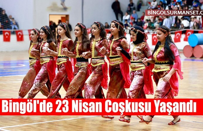 Bingöl'de 23 Nisan Coşkusu Yaşandı