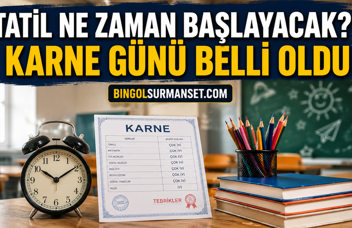 Tatil Ne Zaman Başlayacak? Karne Günü Belli Oldu