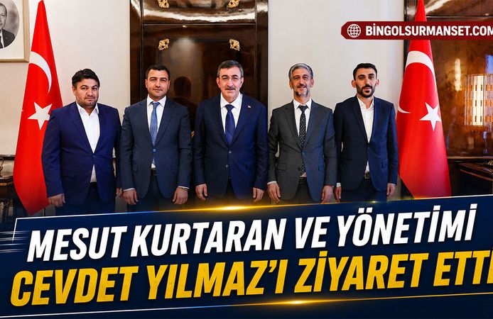 Mesut Kurtaran ve Yönetimi Cevdet Yılmaz’ı Ziyaret Etti