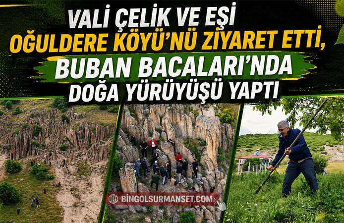Vali Çelik Buban Bacaları’nda Doğa Yürüyüşü Yaptı