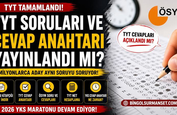 TYT SORULARI VE CEVAP ANAHTARI YAYINLANDI MI? 2026 YKS’DE TYT SORULARI, CEVAPLARI VE SORU KİTAPÇIĞI PDF EKRANI