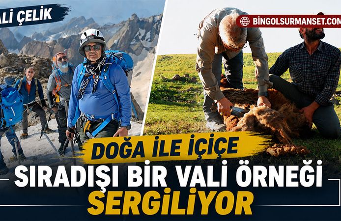 Vali Çelik Doğa ile İçiçe Sıradışı Bir Vali Örneği Sergiliyor