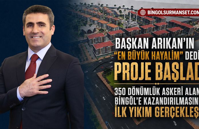Bingöl’de 350 Dönümlük Tarihi Dönüşüm Başlıyor