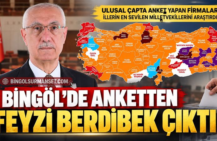Ulusal Ankette Feyzi Berdibek En Sevilen Milletvekili Oldu