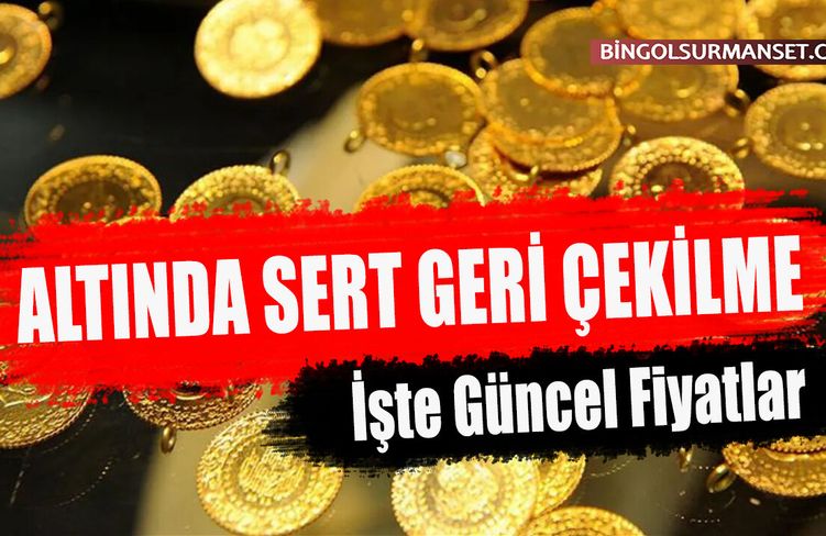 Bingöl’de Altın Fiyatları Sert Düştü: Gram Altın 6.657 TL’ye Geriledi