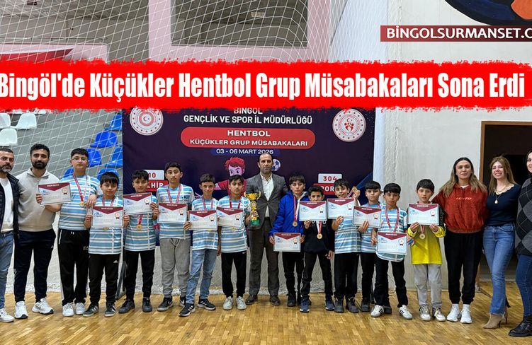Bingöl'de Küçükler Hentbol Grup Müsabakaları Sona Erdi