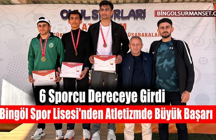 Bingöl Spor Lisesi'nden Atletizmde Büyük Başarı