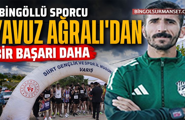 Bingöllü Sporcu Yavuz Ağralı'dan Bir Başarı Daha