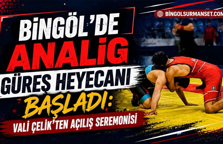 Bingöl’de ANALİG Güreş Heyecanı Başladı