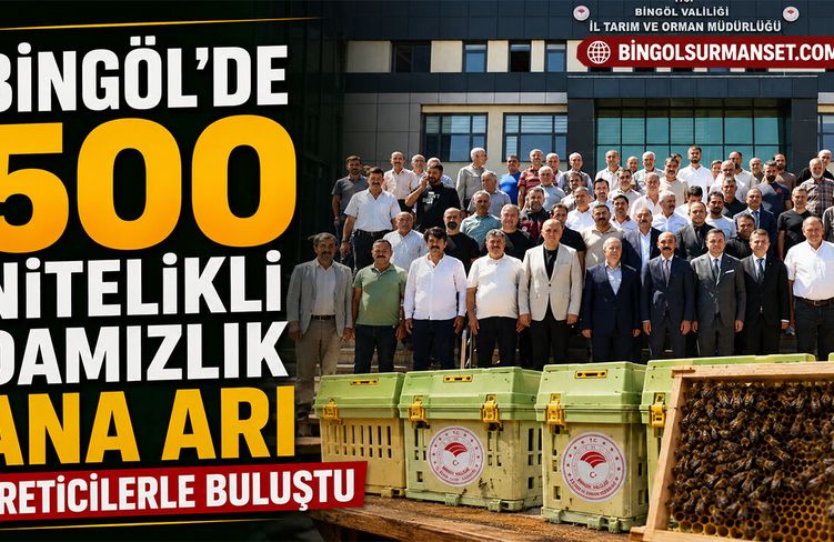Bingöl’de 500 Nitelikli Damızlık Ana Arı Üreticilerle Buluştu