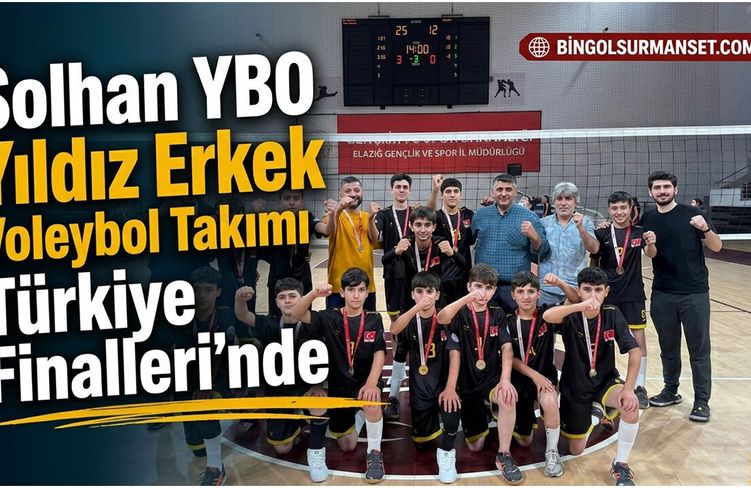 Solhan YBO Yıldız Erkek Voleybol Takımı Türkiye Finalleri’nde