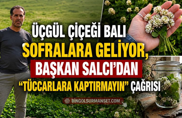 Üçgül Çiçeği Balı Hasadı yapıldı, Başkan Salcı Uyardı!