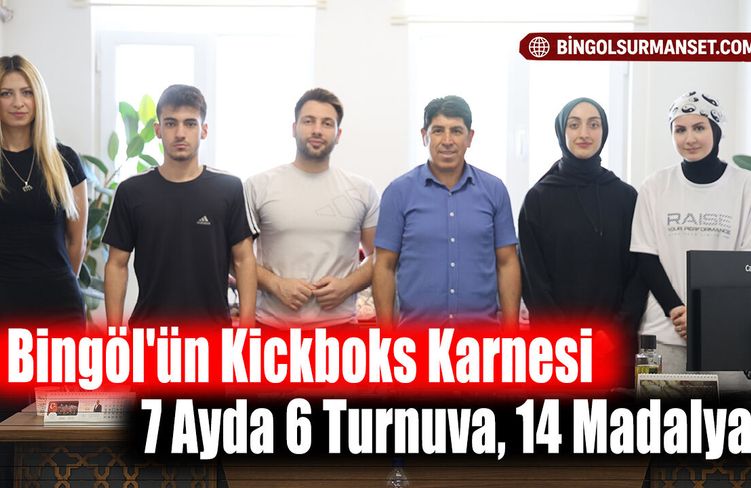 Bingöl'ün Kickboks Karnesi: 7 Ayda 6 Turnuva, 14 Madalya