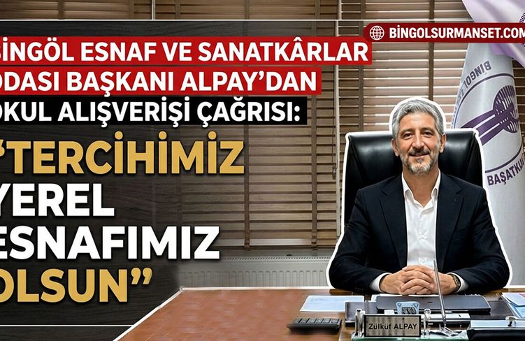 Alpay’dan Okul Alışverişi Çağrısı: “Tercihimiz Yerel Esnafımız Olsun”