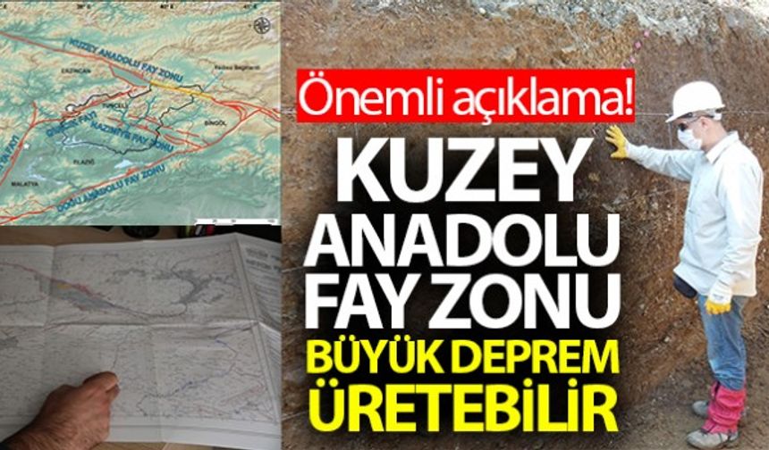‘Kuzey Anadolu Fay Zonu Büyük Bir Deprem Üretebilir’