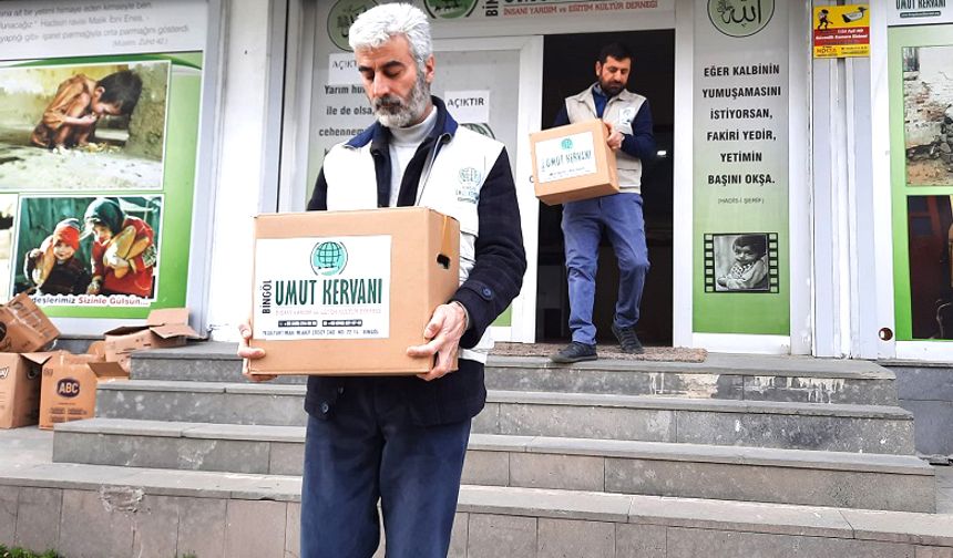 Bingöl Umut Kervanı, Ramazan Yardımlarına Başladı