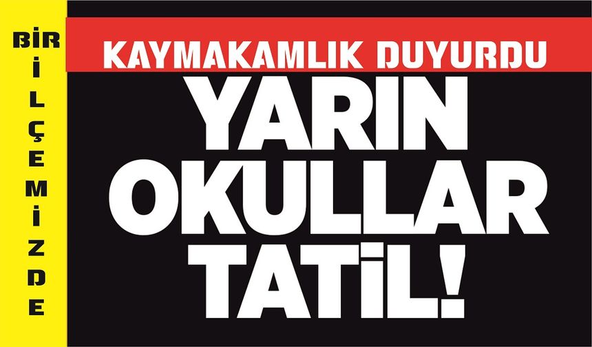 İkinci Dönem Kar Tatiliyle Başlıyor