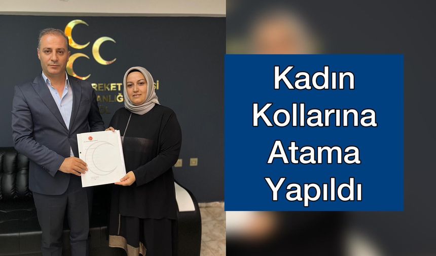 Bingöl MHP Kadın Kolları Başkanlığına Yeni Atama