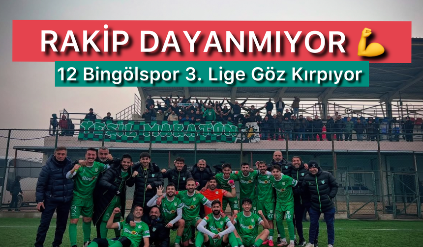 12 Bingölspor Batman’dan Farklı Galibiyetle Döndü: Bal’da Haftanın Sonuçları