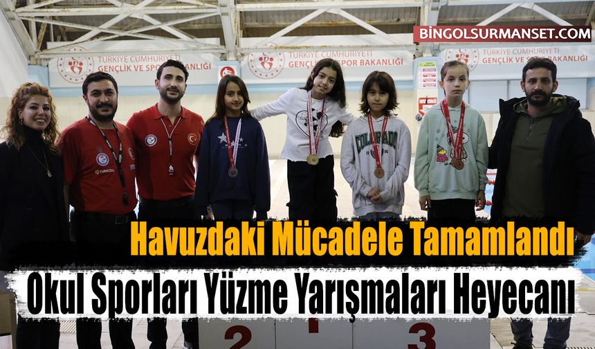 Okul Sporları Yüzme Yarışmaları Heyecanı Sona Erdi